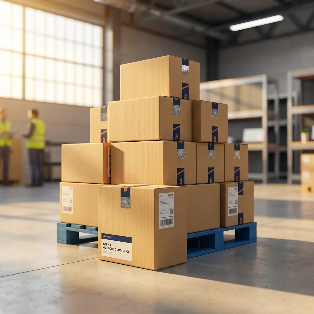 Sealed shipment ready for delivery