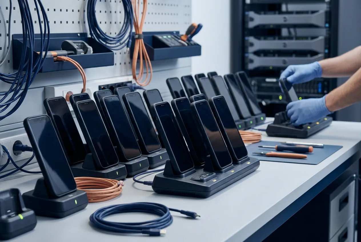 Enterprise IT device staging
