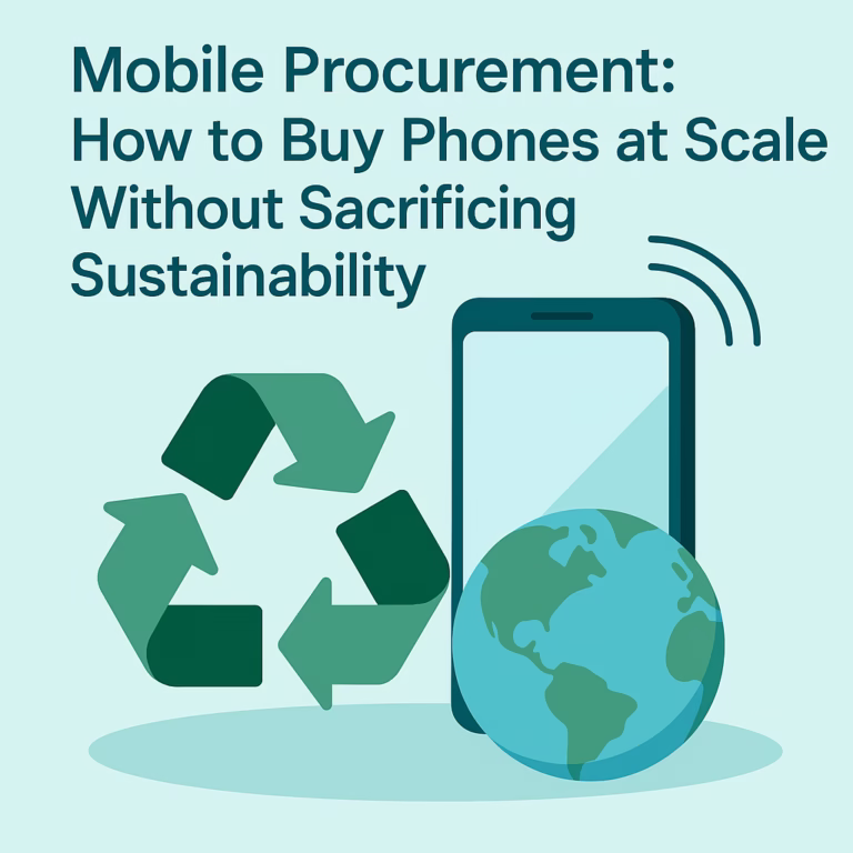 Mobile Procurement: How to Buy Phones at Scale Without Sacrificing Sustainability
