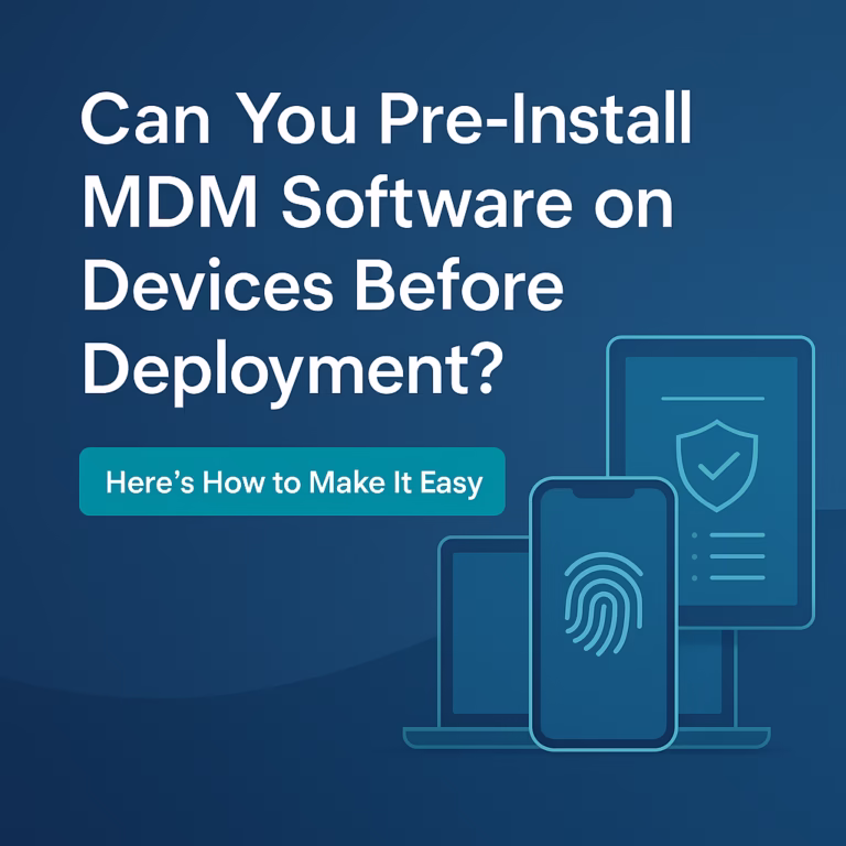 Can You Pre-Install MDM Software on Devices Before Deployment Here’s How to Make It Easy