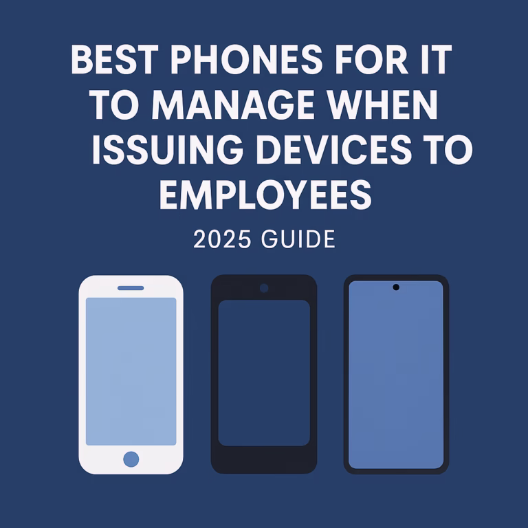Best Phones for IT to Manage When Issuing Devices to Employees
