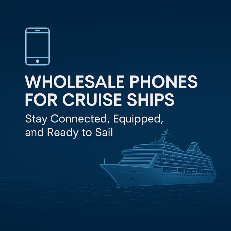 Wholesale phones for cruise ships—get reliable, bulk smartphones for crew, guest services, and onboard operations. Fast shipping, flexible orders, and real support from Nobility Wireless.