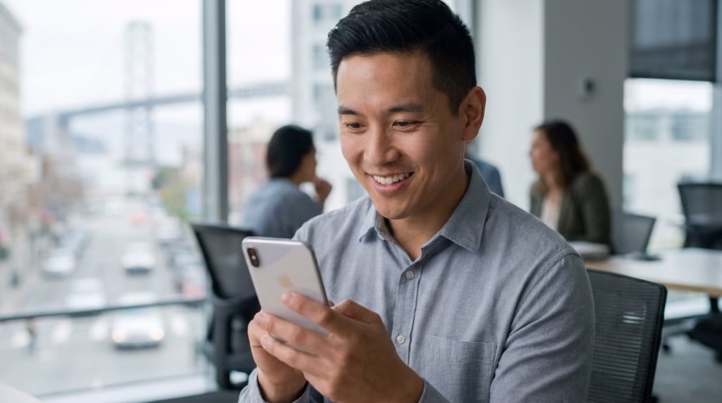 Using certified like-new devices with 100% original factory parts in a modern office