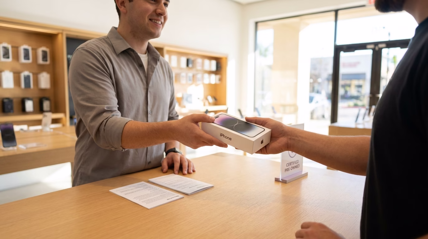 Device buyback and trade-in program for insurance recovered phones